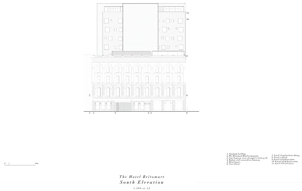 The Hotel Britomart by Cheshire Architects