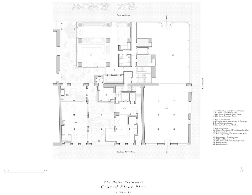 The Hotel Britomart by Cheshire Architects