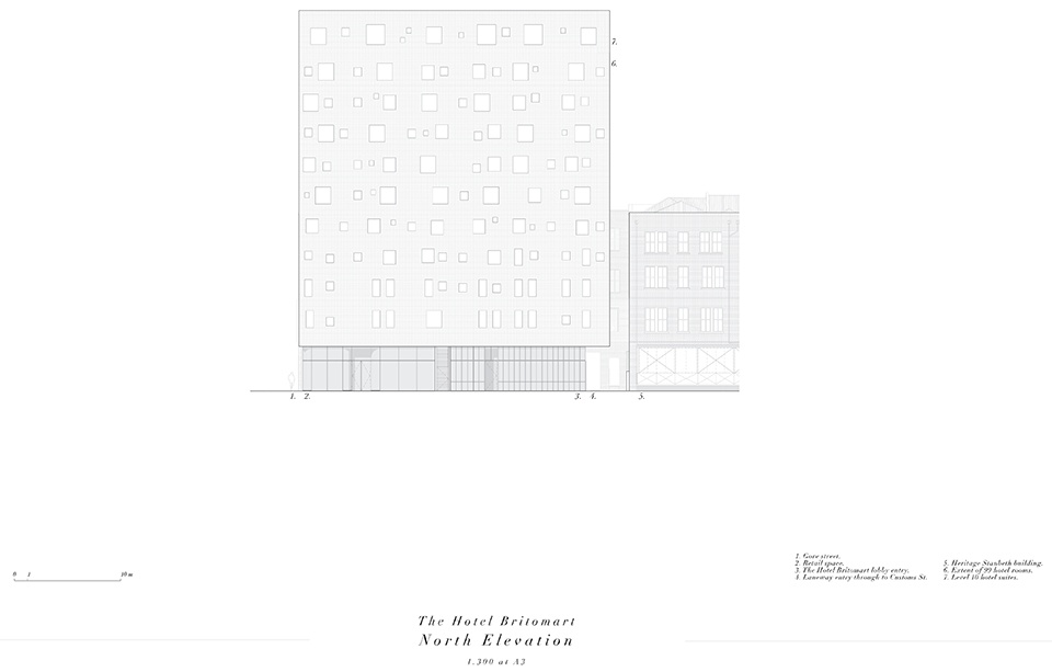 The Hotel Britomart by Cheshire Architects