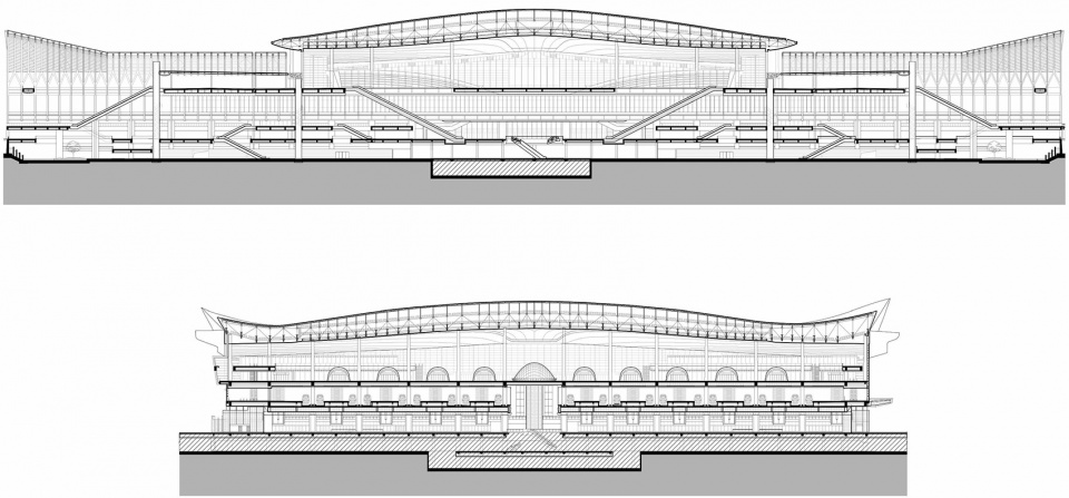 hangzhouxi railway station by cctn design china railway siyuan survey and design group