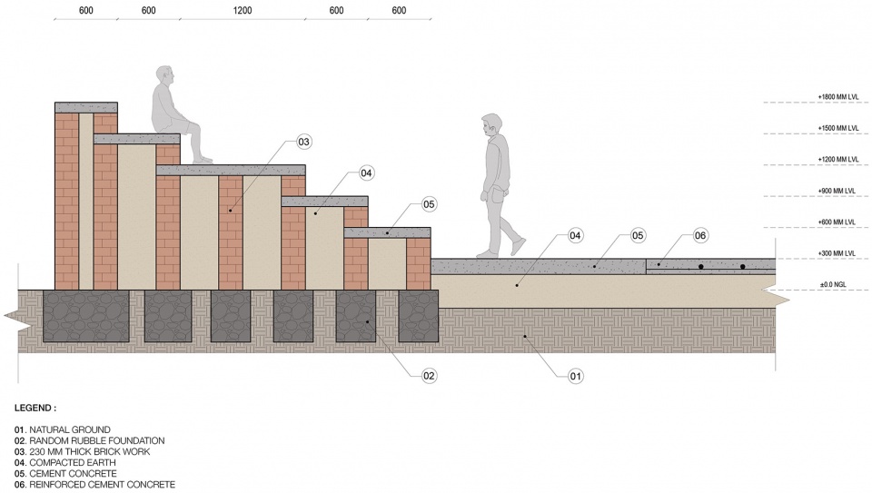 multipurpose court at st marys school by playball studio