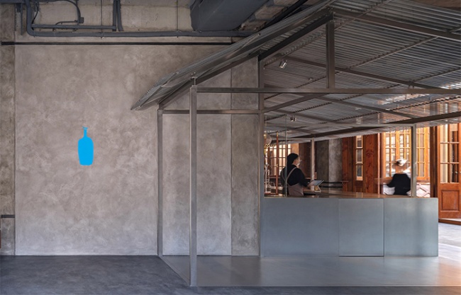 Primitive Shelter · Blue Bottle Zhang Yuan Cafe, China by Neri&#038;Hu Design and Research Office