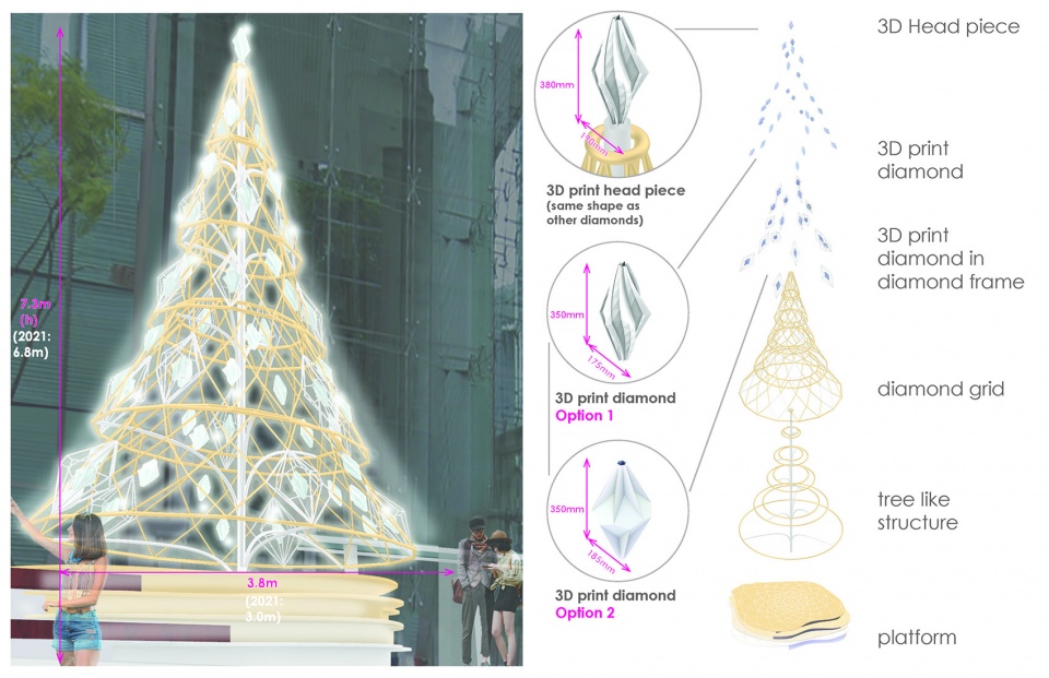 enchanting snowflakes by aaam architects