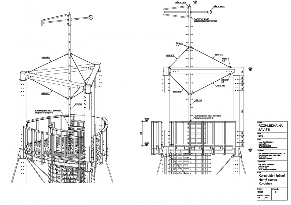lookout tower zavist by hamr hut architektury martin rajnis 7ye