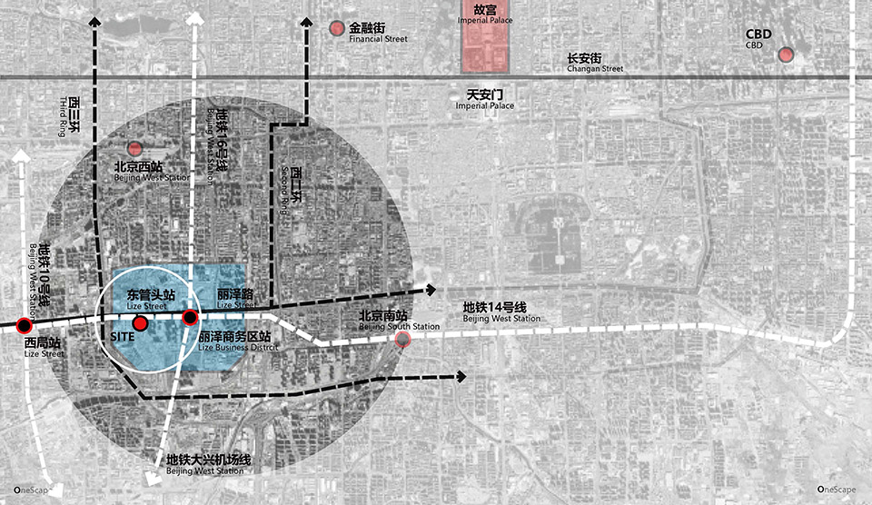 Beijing Lize PingAn Fortune Center, China by OneScape - 谷德设计网