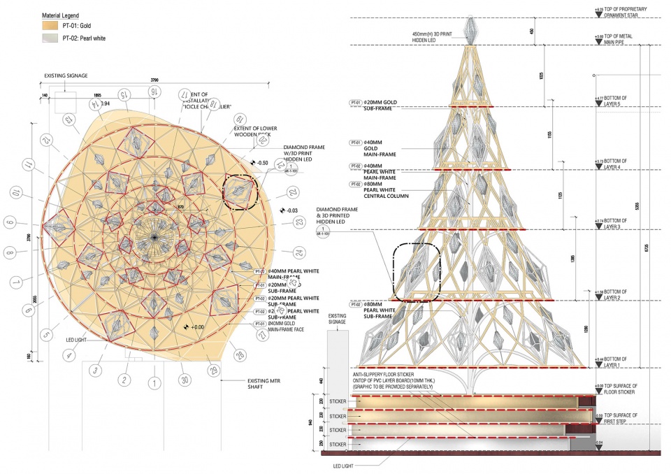 enchanting snowflakes by aaam architects