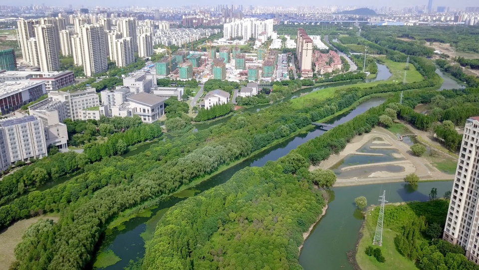 kunshan miaojing river china by plat studio