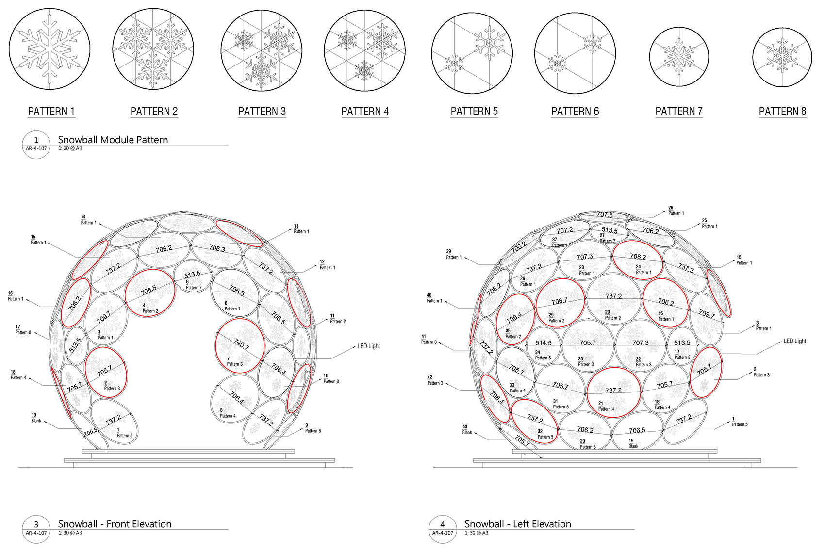 Enchanting Snowflakes by AaaM Architects - 谷德设计网