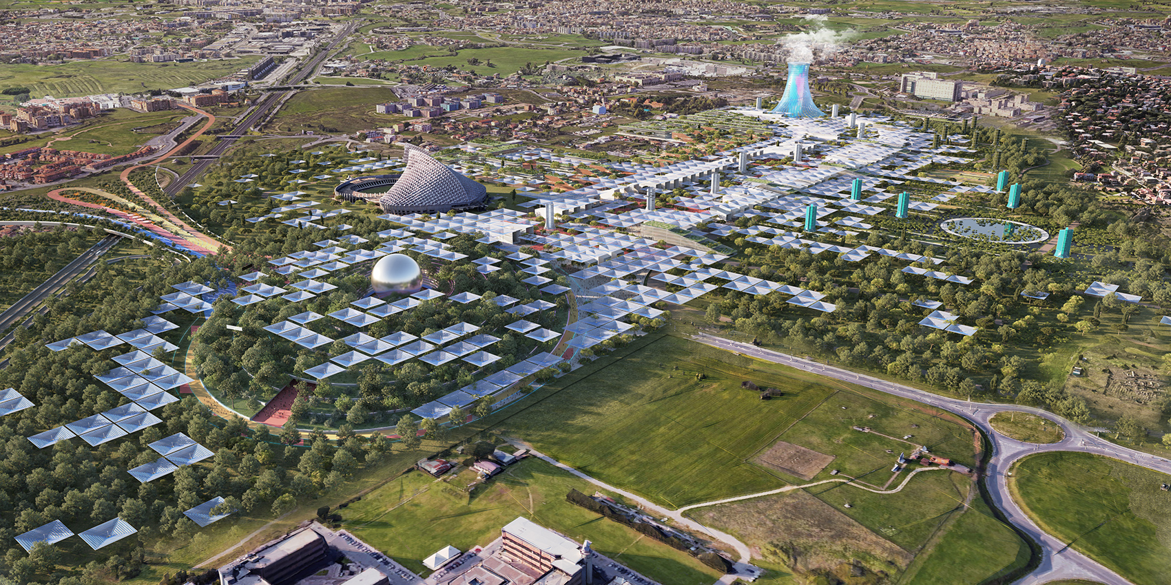 Master Plan of Expo 2030 Roma By Carlo Ratti Associati + Italo Rota