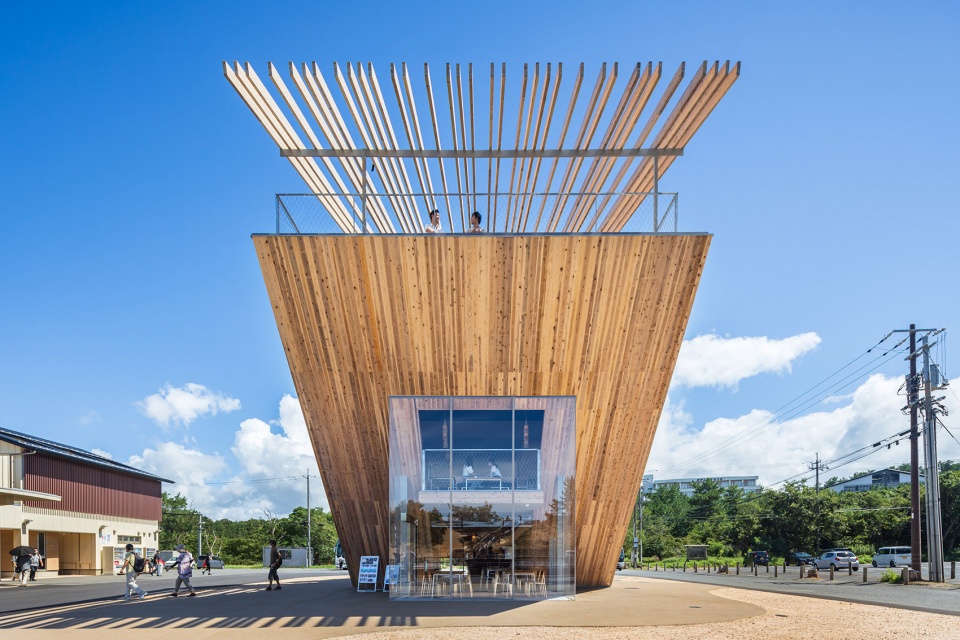 Takahama Cafe by Kengo Kuma and Associates
