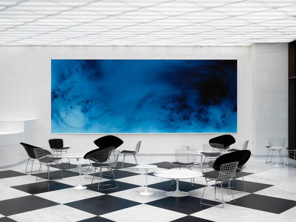 The Lobby of UK House Christ and Gantenbein architects