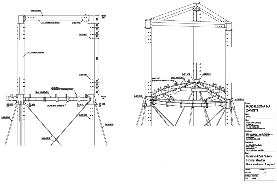 lookout tower zavist by hamr hut architektury martin rajnis