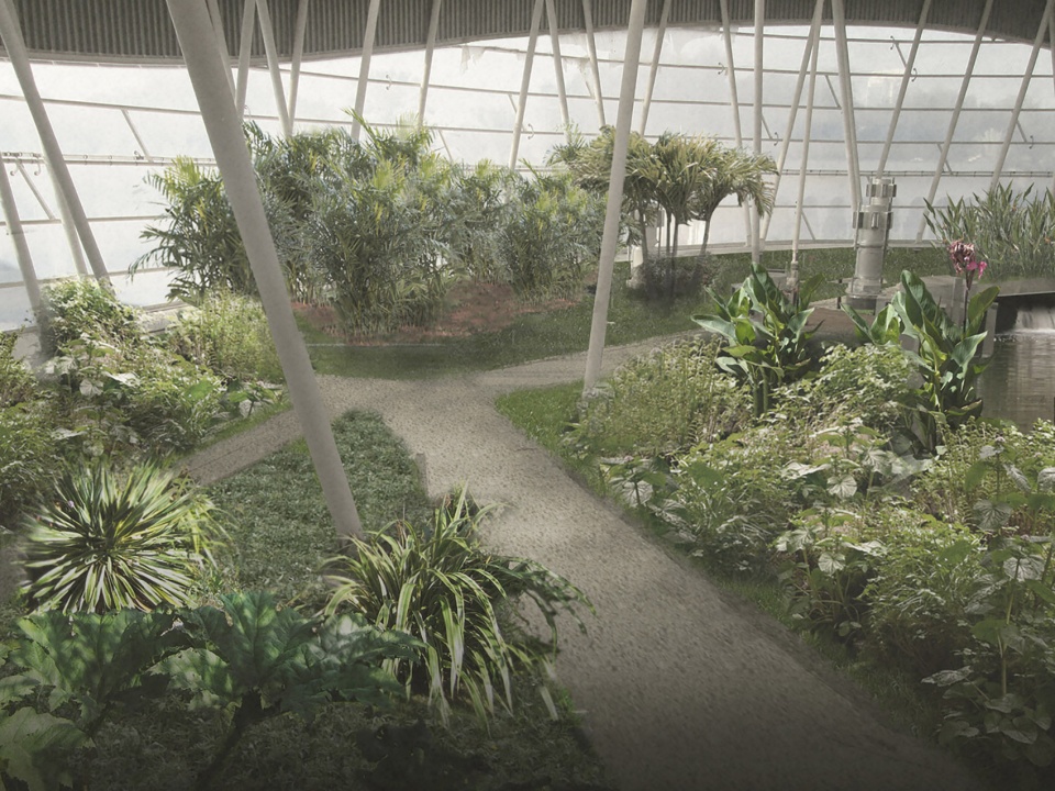 tri climatic biosphere abu dhabi uae by leeser architecture