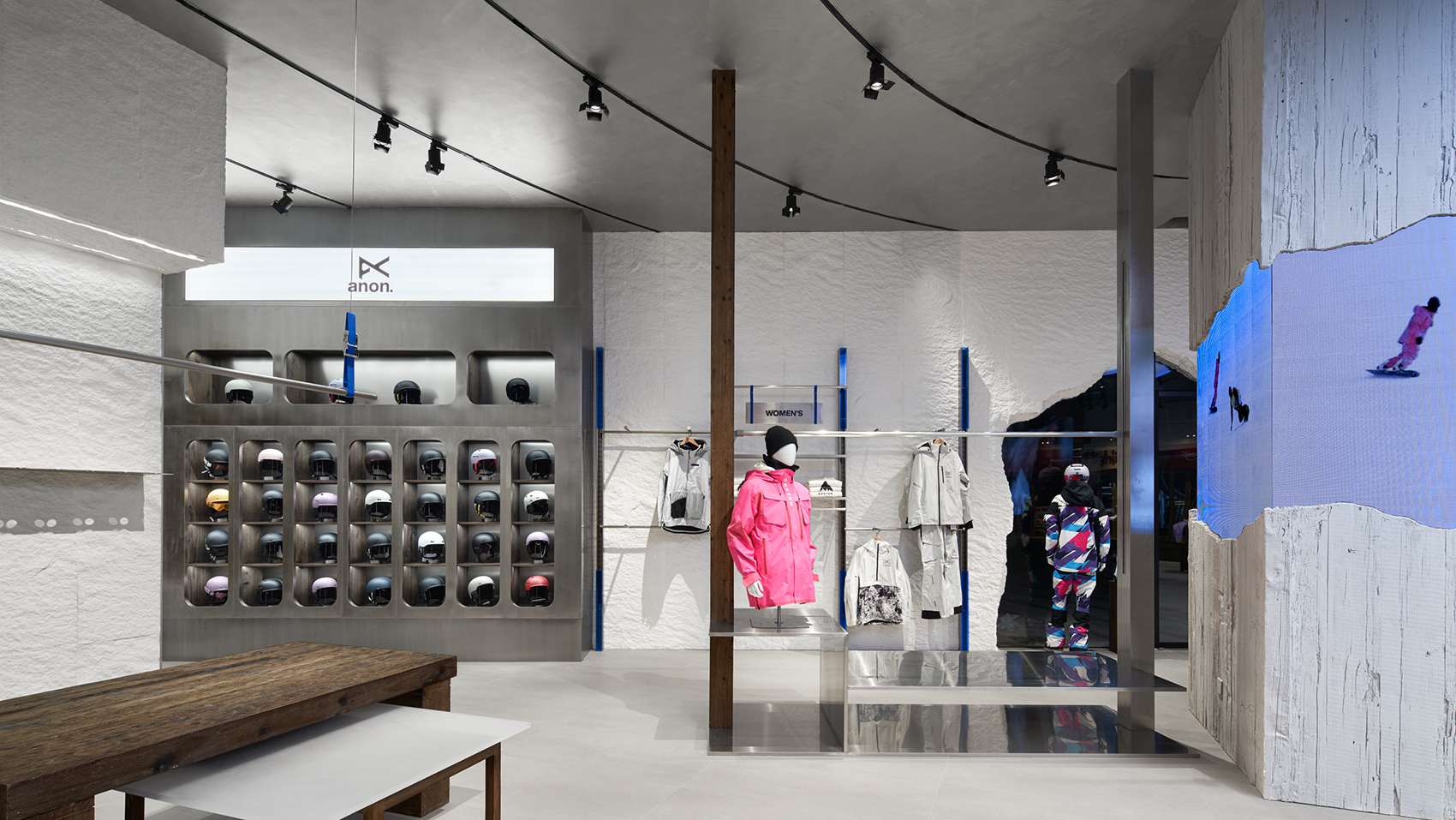 BURTON Chengdu flagship store By SA&BOO Studio 谷德设计网