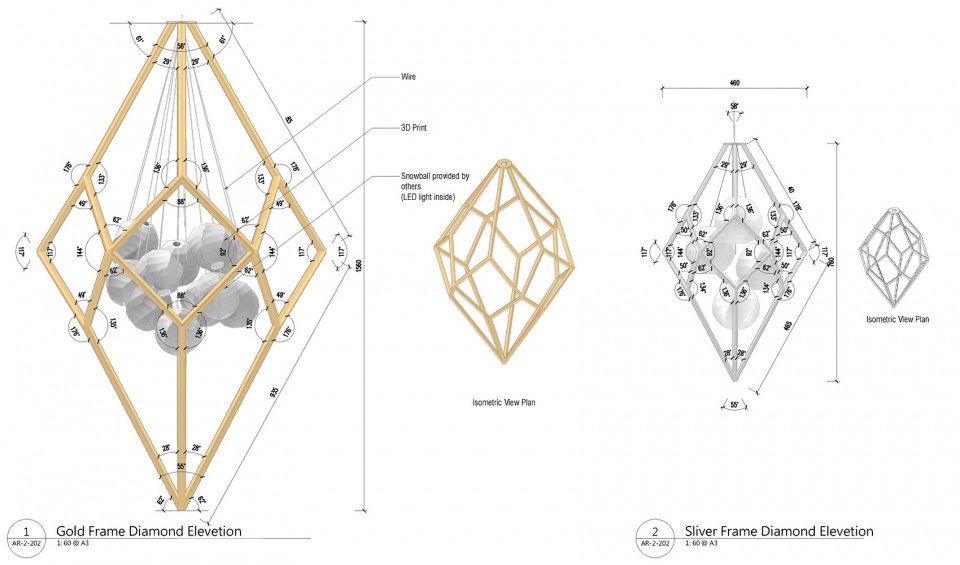 enchanting snowflakes by aaam architects