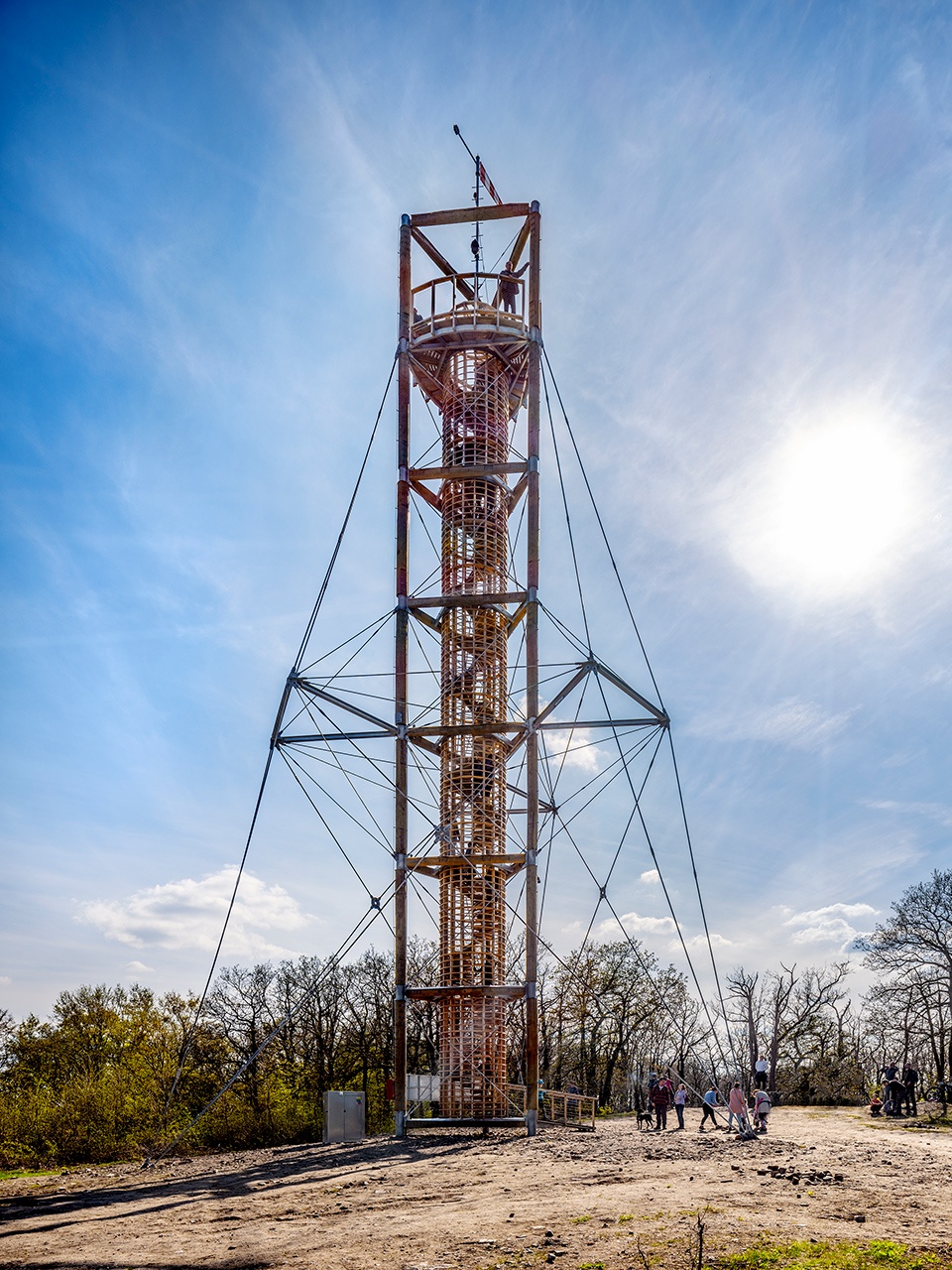 lookout tower zavist by hamr hut architektury martin rajnis