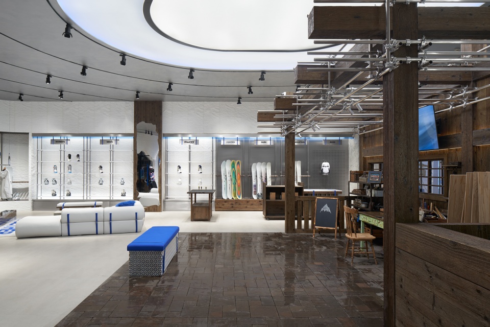 burton chengdu flagship store by saboo studio