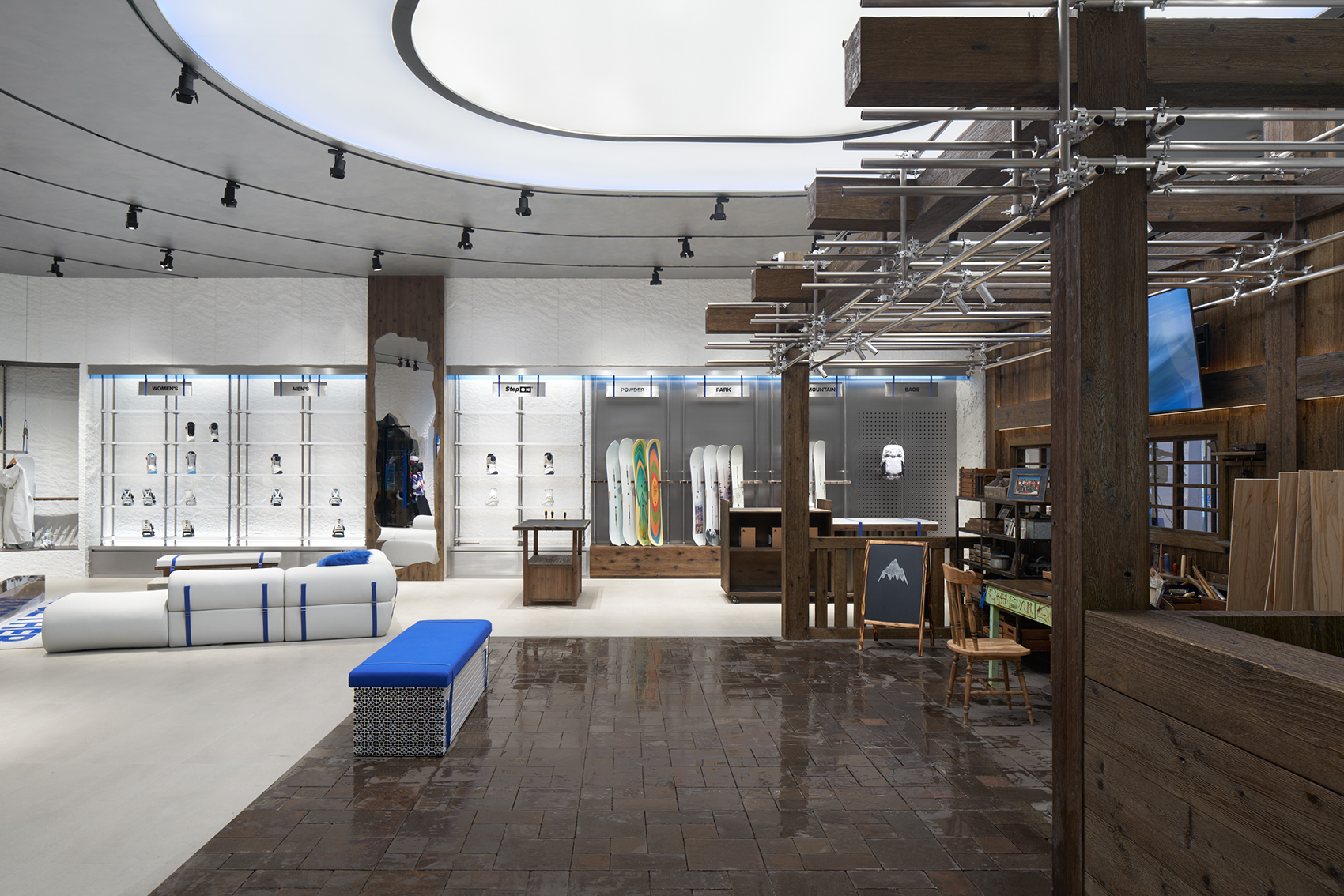 BURTON Chengdu flagship store By SA&BOO Studio 谷德设计网