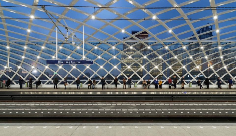 lightrailstation the hague by architectural studio zja