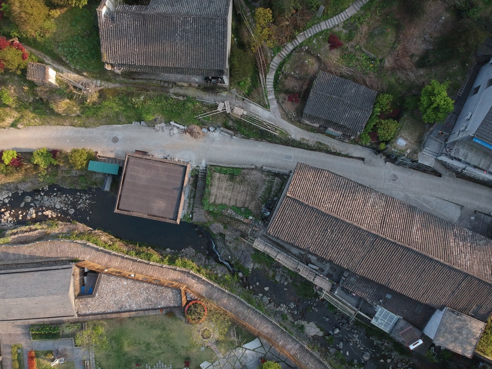 Riverside Restaurant adapted from the power station Qixiakeng Village Fenghua by Shulin Architecture Firm