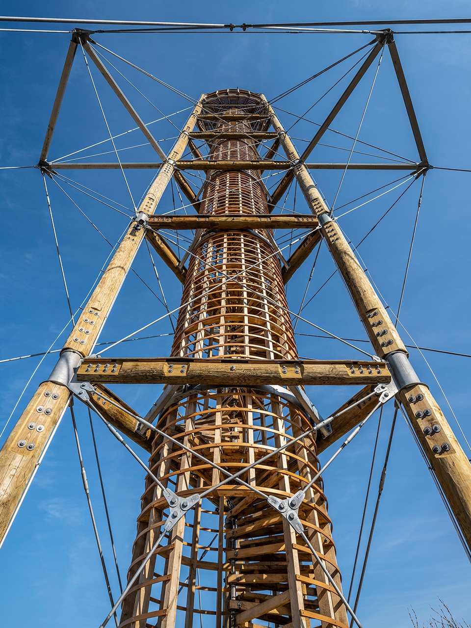 lookout tower zavist by hamr hut architektury martin rajnis