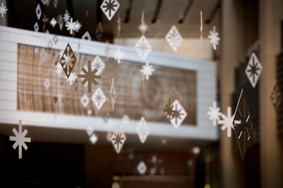 tokyo midtown christmas tree by nendo
