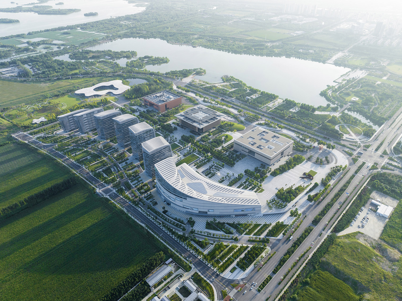 Jining Cultural Industry Park Jining Cultural Center Phase Iii By Lla