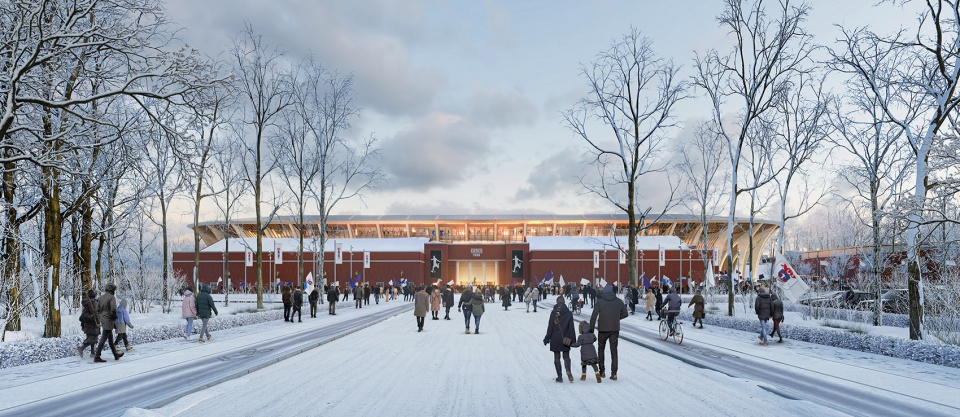 zaha hadid architects sweco and tredje natur to design new aarhus stadium