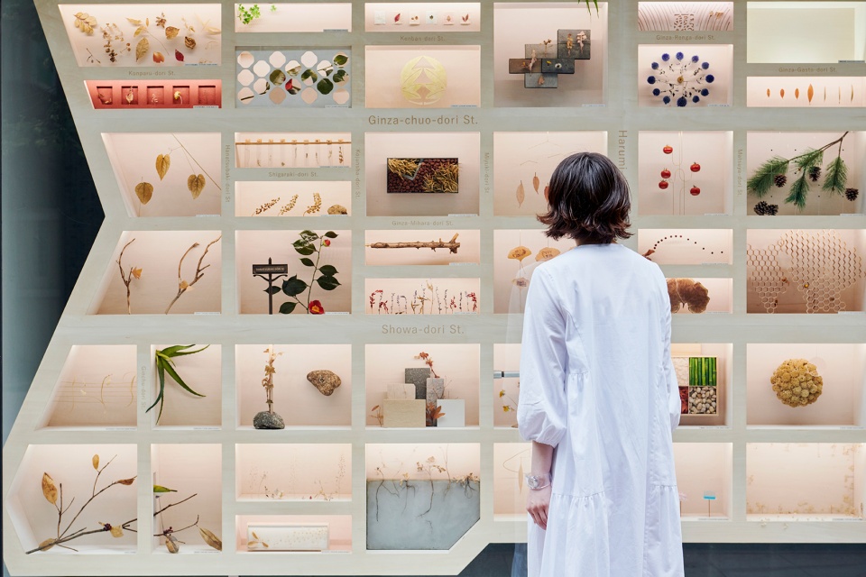 ginza ecological map by hakuten corporation