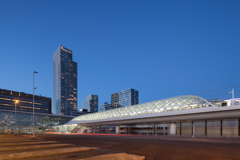 lightrailstation the hague by architectural studio zja