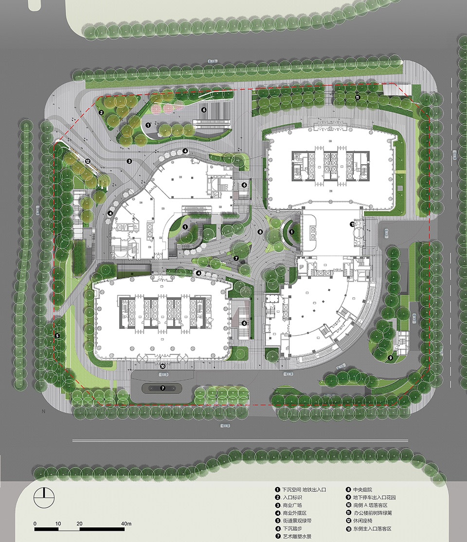 Beijing Lize Peace and Happiness Center China by OneScape