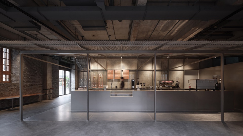 Primitive Shelter Blue Bottle Zhang Yuan Cafe China by Neri Hu Design and Research Office
