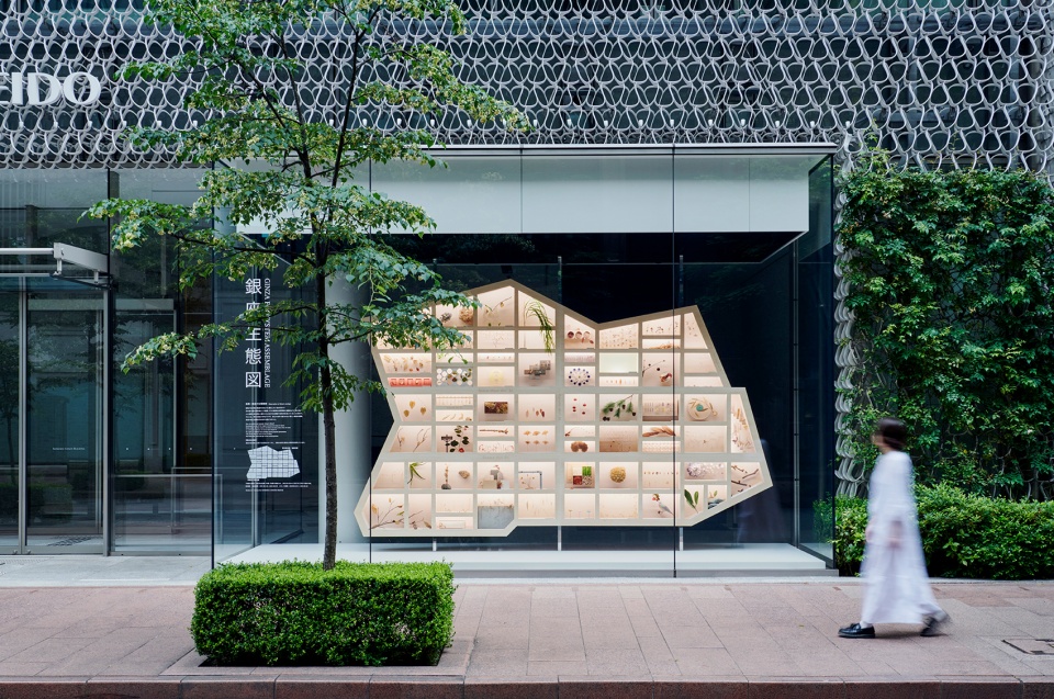 ginza ecological map by hakuten corporation