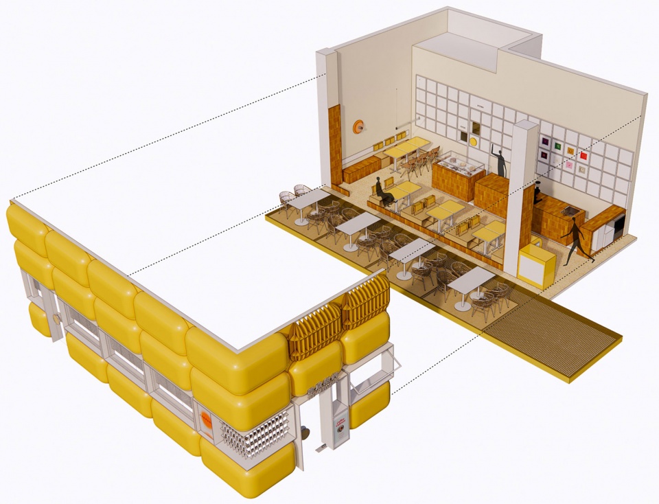 ble patisserie brunch by faxi space design