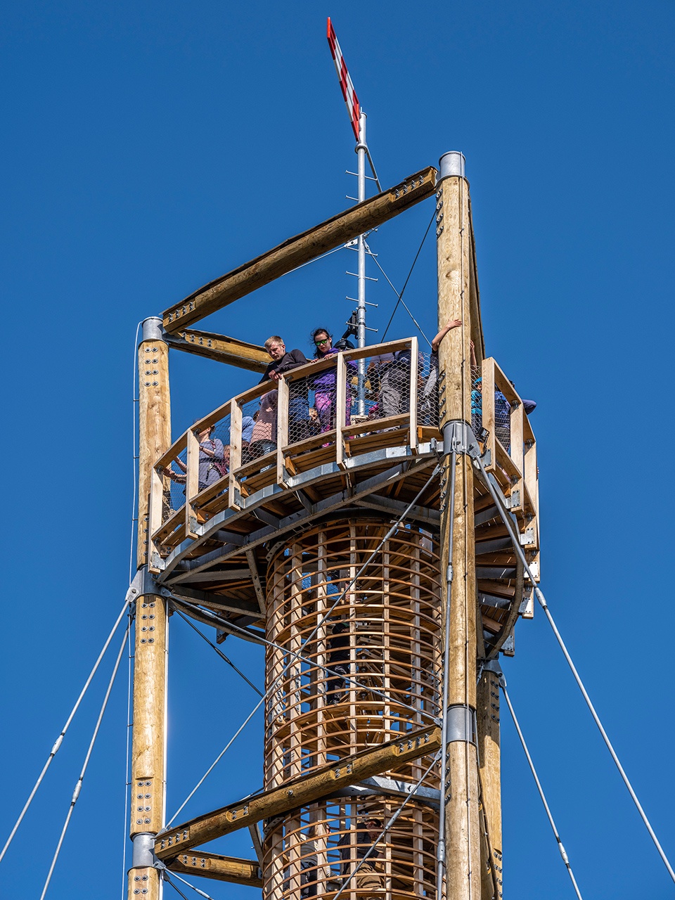 lookout tower zavist by hamr hut architektury martin rajnis