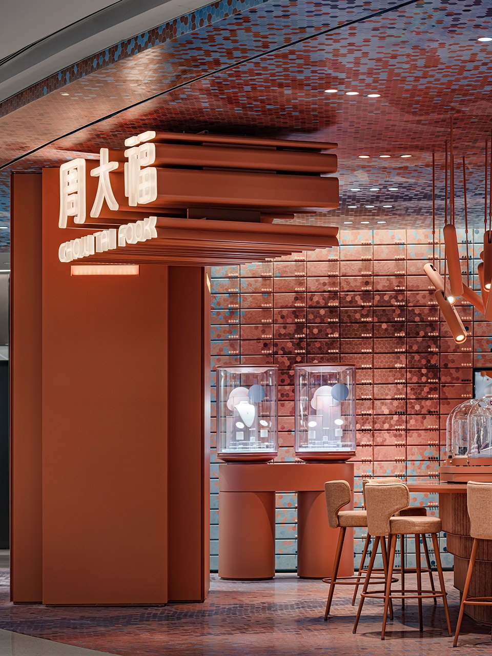 Chow Tai Fook s Brand New Experience Shop in Chongqing Joy City by ONE PLUS