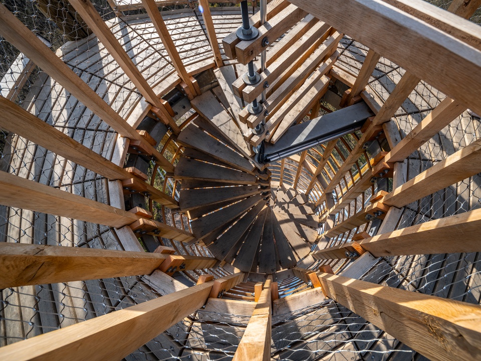 lookout tower zavist by hamr hut architektury martin rajnis