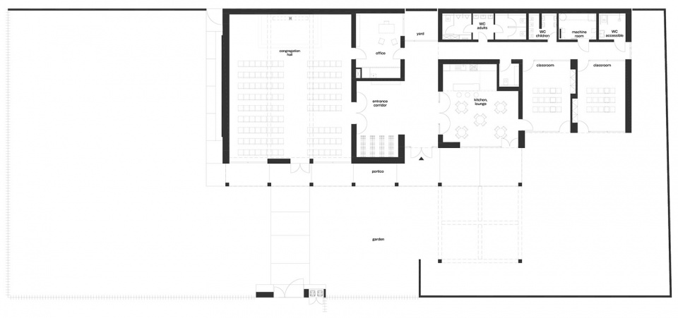 Brethren Church Christian Community Centre QARTA ARCHITEKTURA