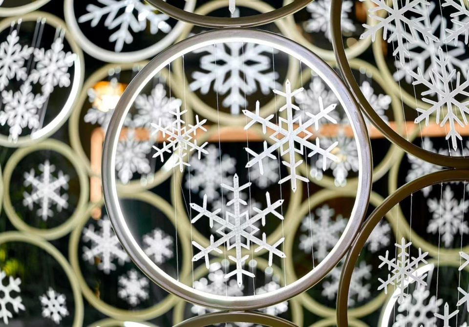 enchanting snowflakes by aaam architects