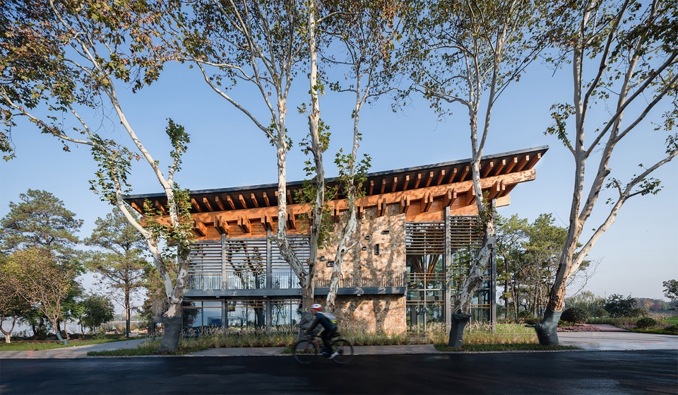 exhibition hall for chinas implementation of the ramsar convention on wetlands by li baofeng architecture studio of hust