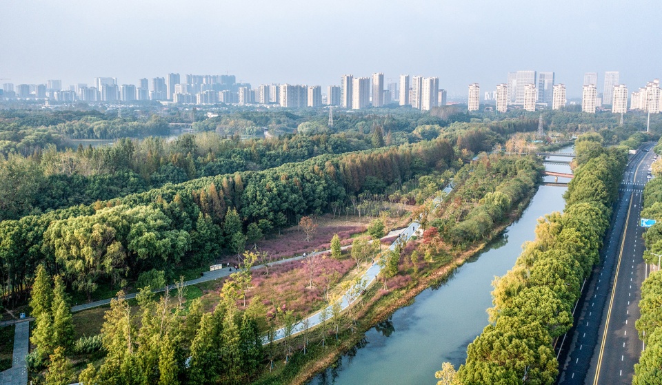 kunshan miaojing river china by plat studio