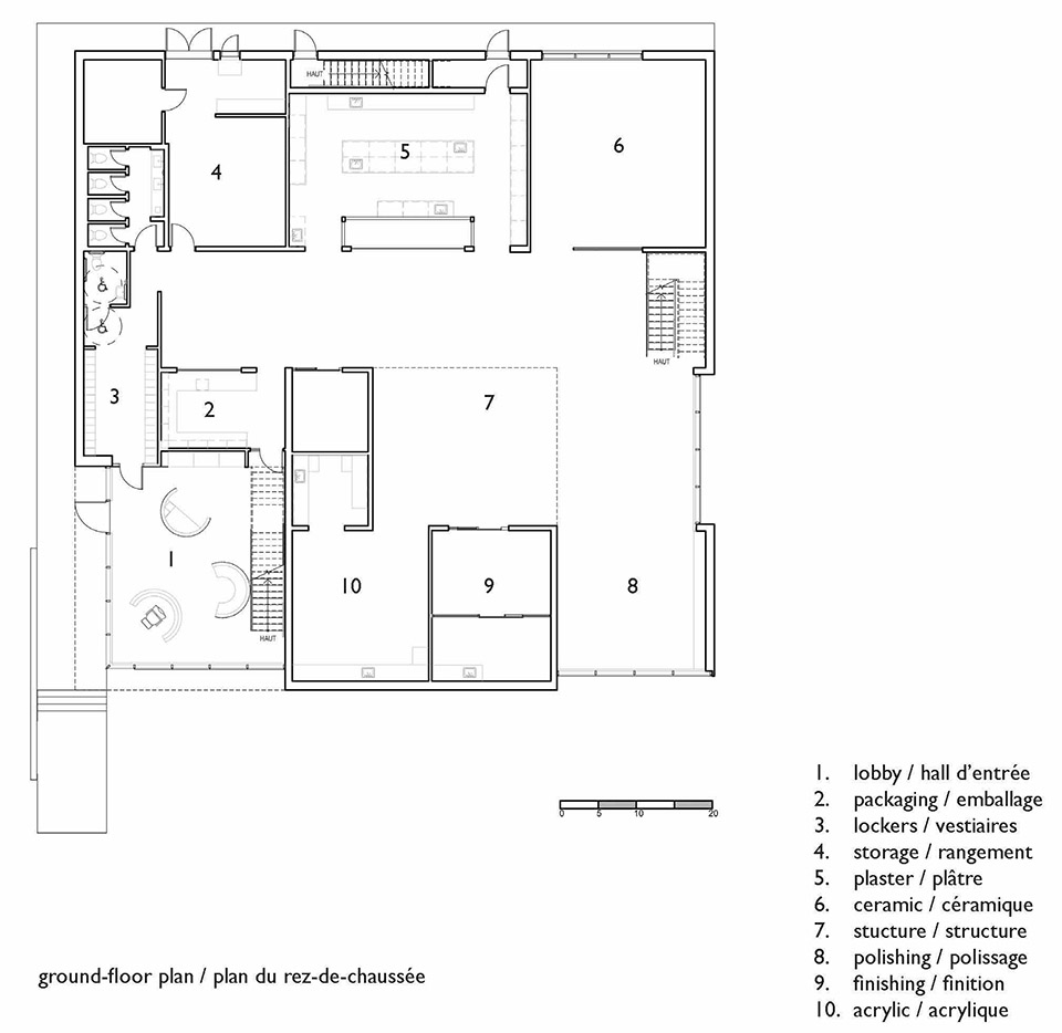 Lafond Desjardins Dental Laboratory by ACDF Architecture 谷德设计网