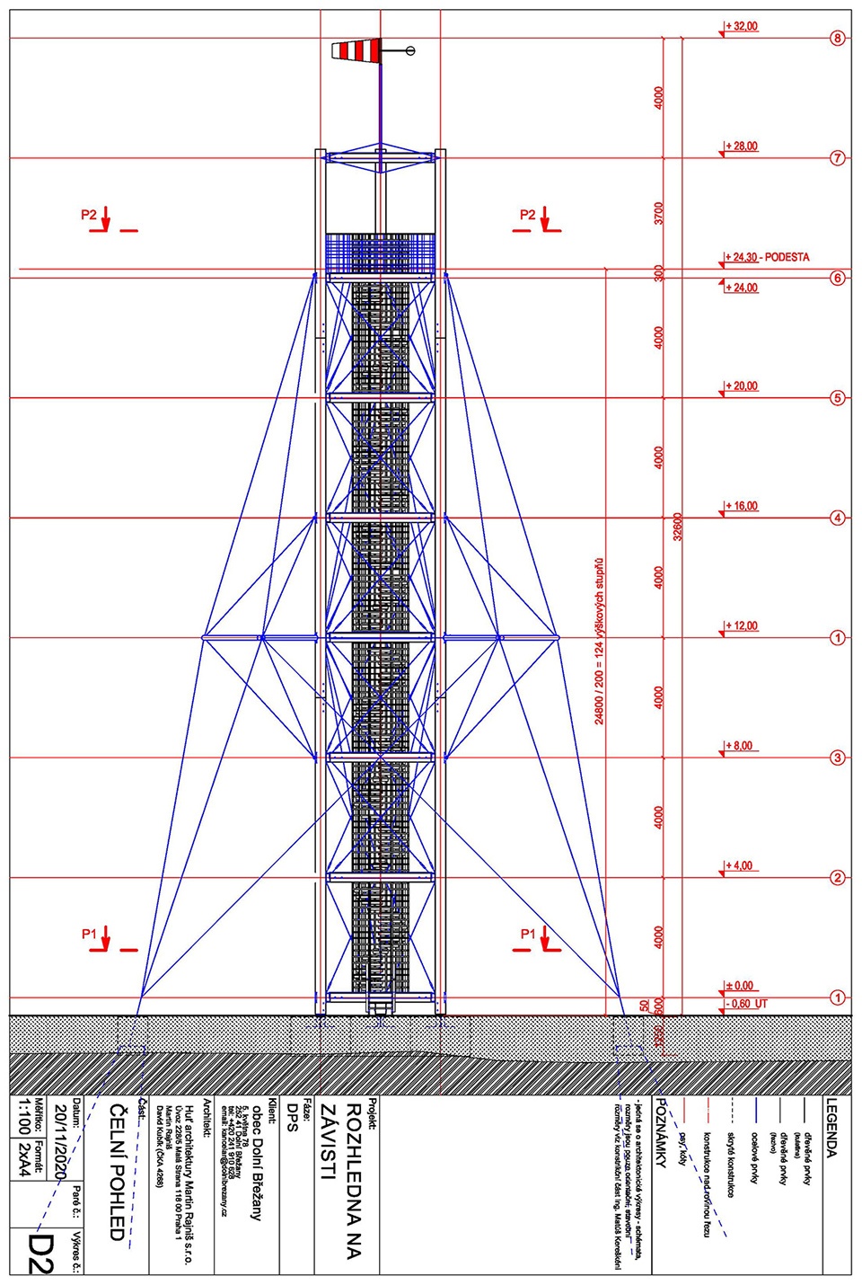 lookout tower zavist by hamr hut architektury martin rajnis