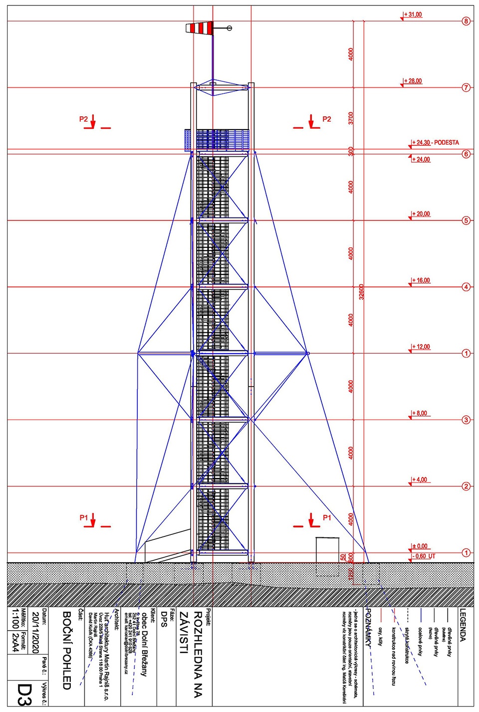 lookout tower zavist by hamr hut architektury martin rajnis