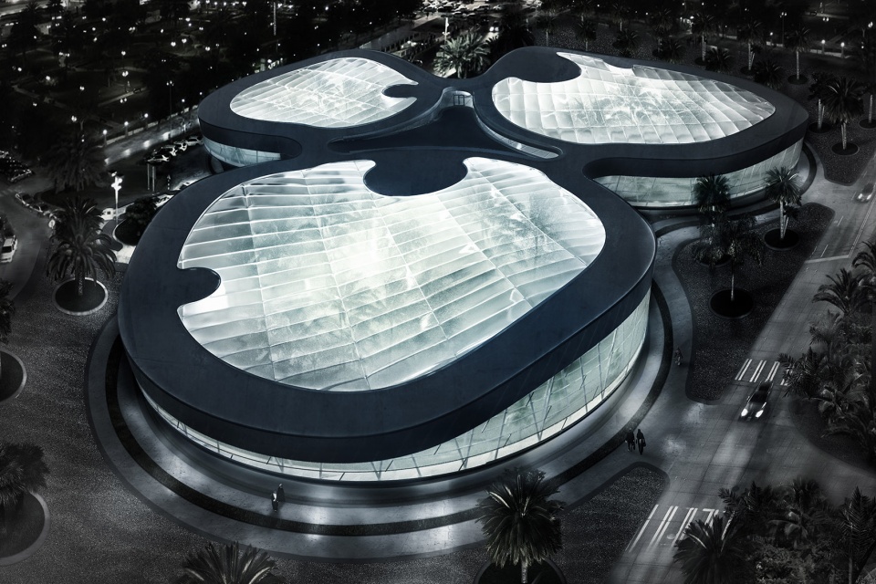 tri climatic biosphere abu dhabi uae by leeser architecture