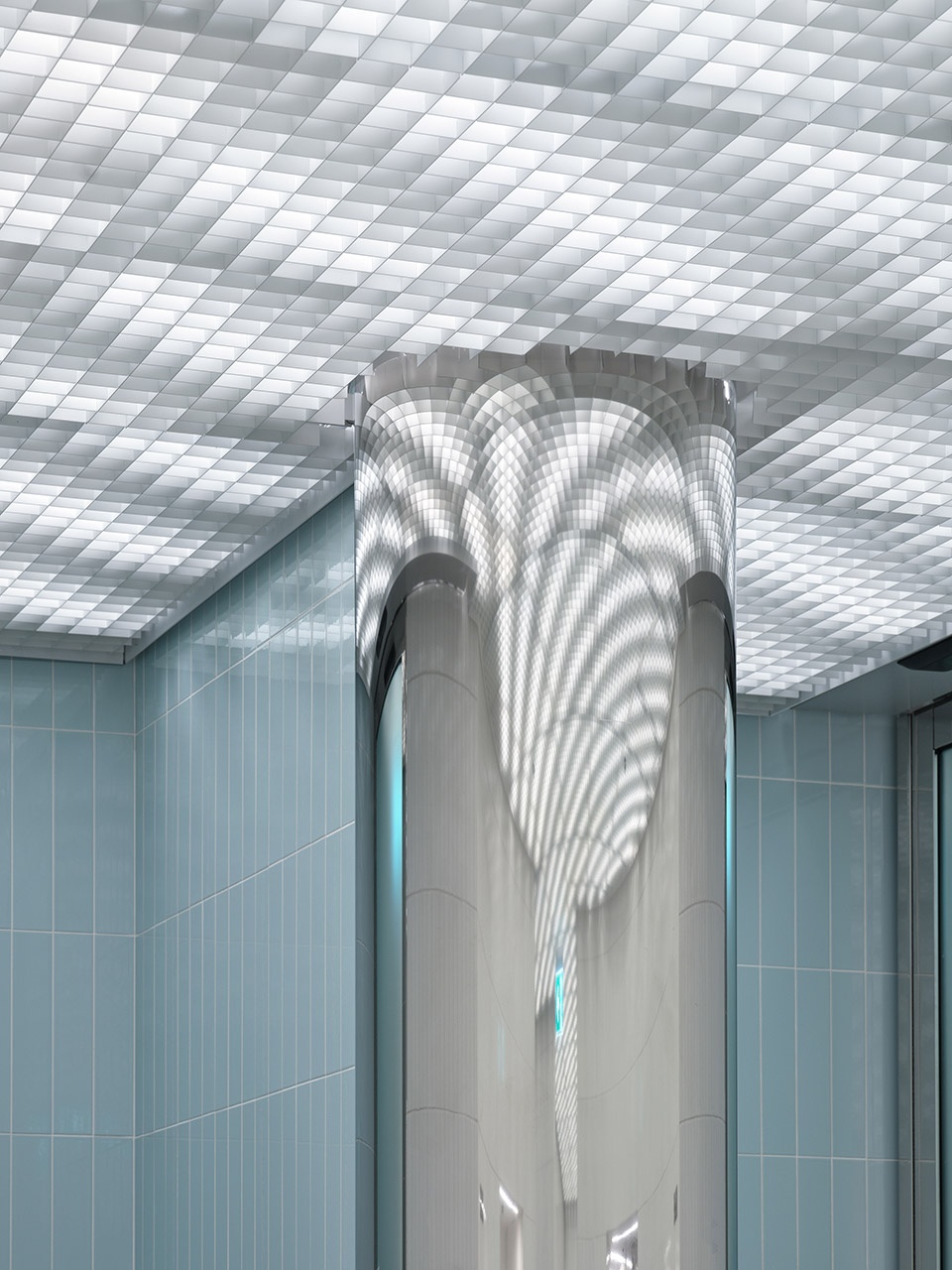 The Lobby of UK House Christ and Gantenbein architects
