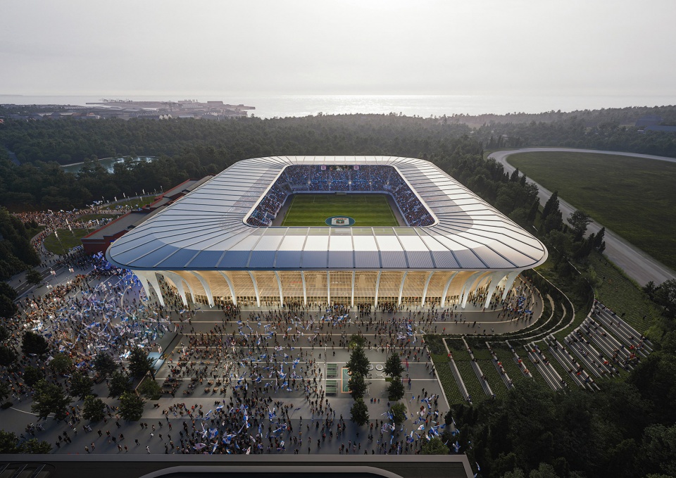 zaha hadid architects sweco and tredje natur to design new aarhus stadium