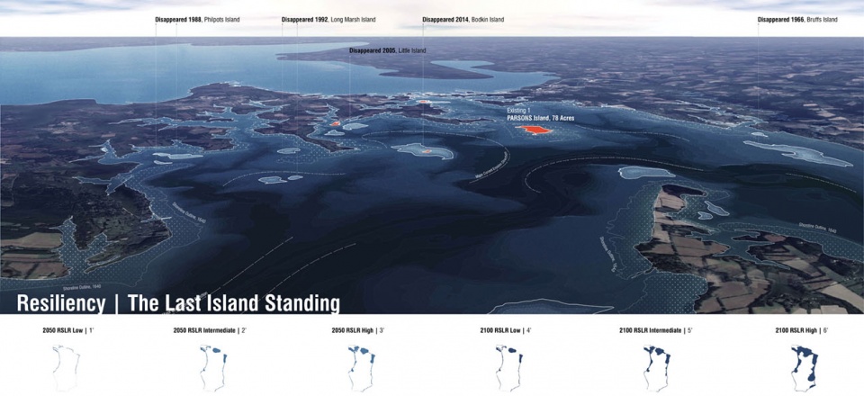 2021 asla analysis and planning award of honor parsons island conservation and regeneration plan mahan rykiel associates