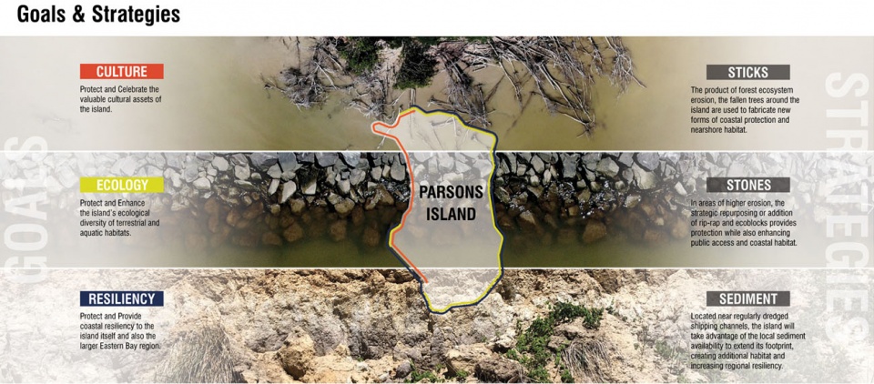 2021 asla analysis and planning award of honor parsons island conservation and regeneration plan mahan rykiel associates