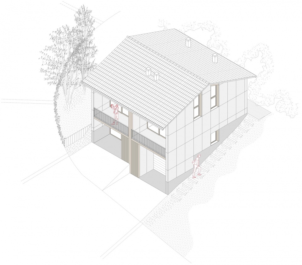 wooden houses in vidra by sau taller darquitectura